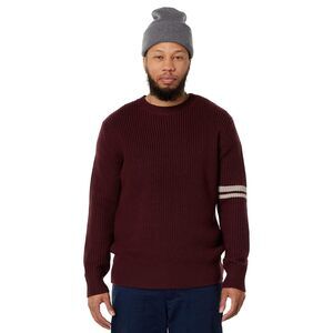LABEL Go-to Sweater Burgundy/Putty 2XL